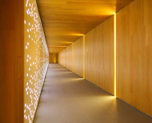 Modern building interiors